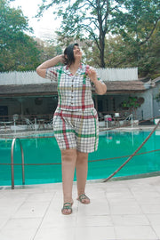 Check shorts & shirt