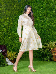 Flower power middie dress